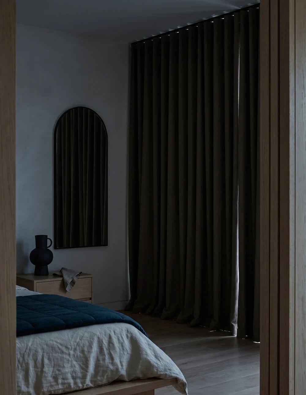 3-in-1 Blackout Thermal Acoustic Curtain - Taupe