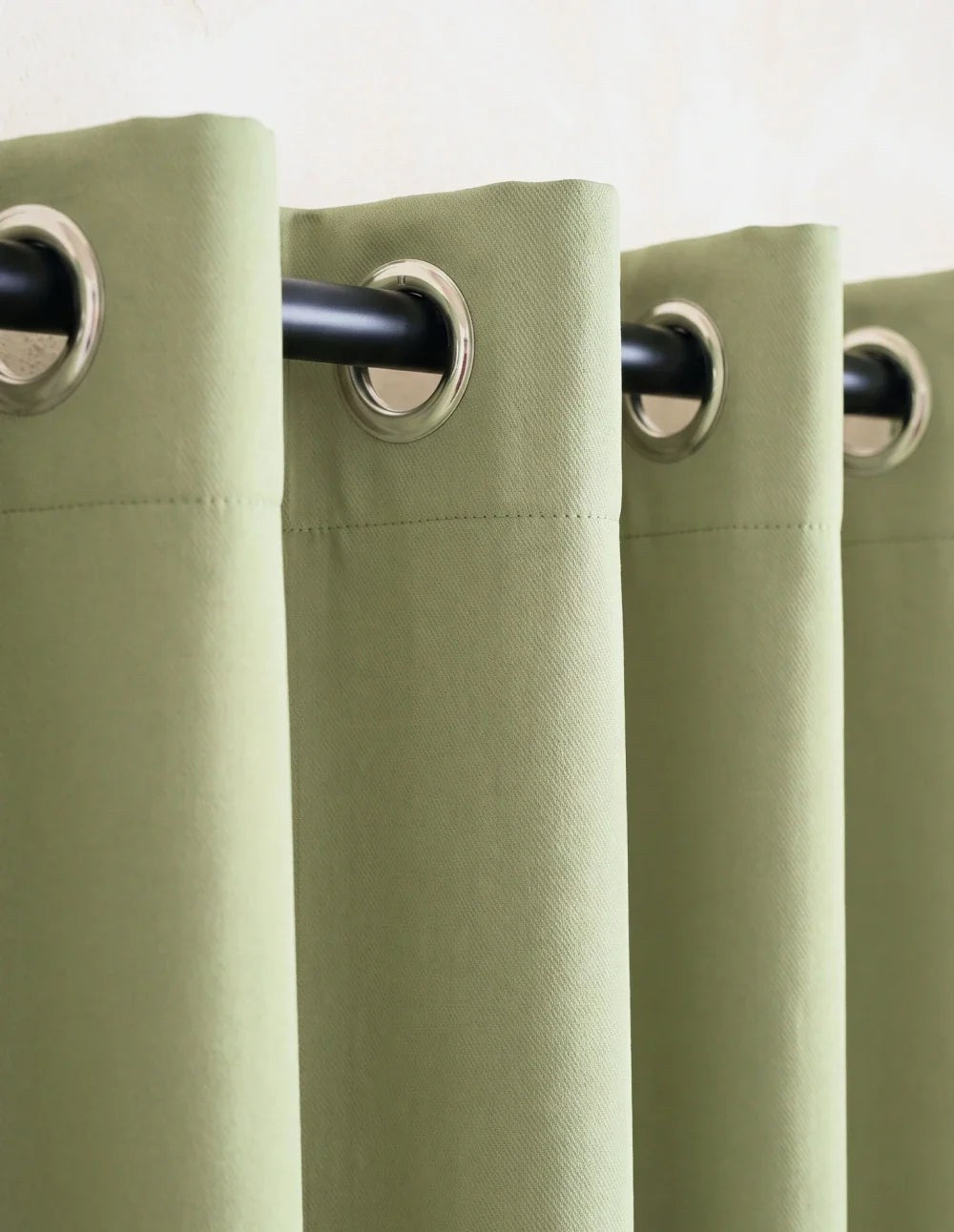 3-in-1 Blackout Thermal Acoustic Curtain - Olive