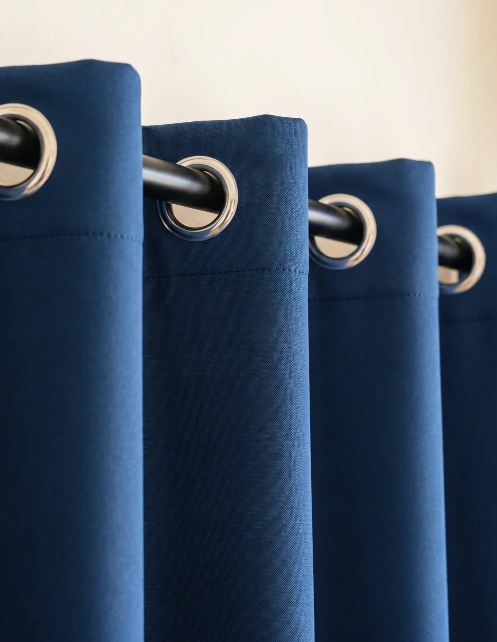 3-in-1 Blackout Thermal Acoustic Curtain - Navy