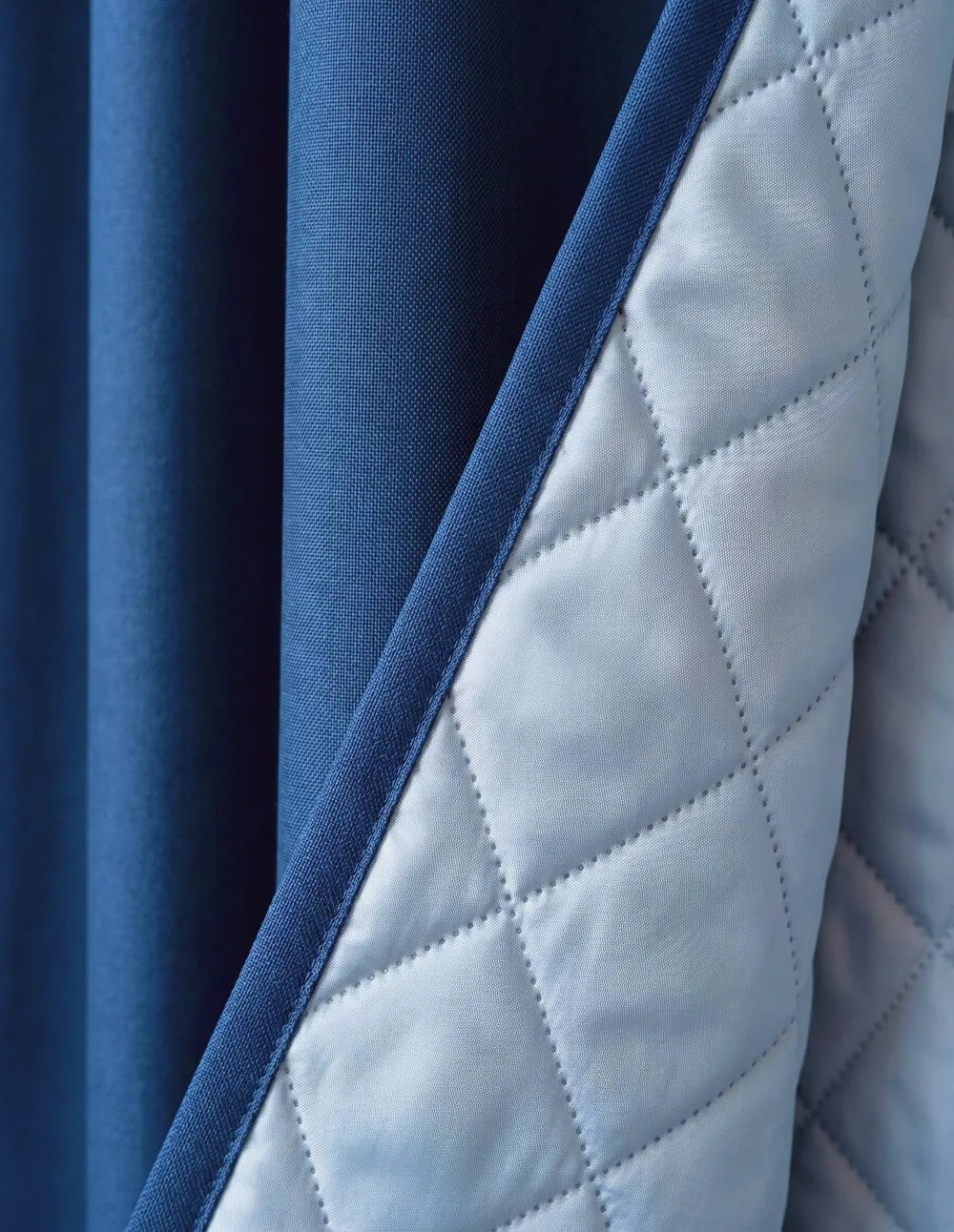 3-in-1 Blackout Thermal Acoustic Curtain - Navy