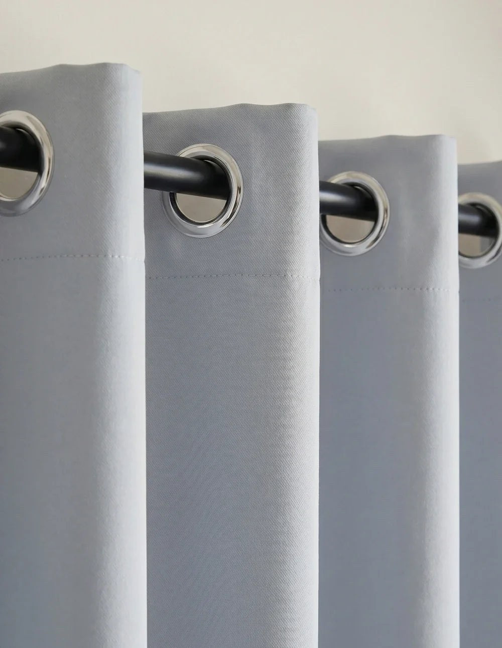 3-in-1 Blackout Thermal Acoustic Curtain - Light Grey