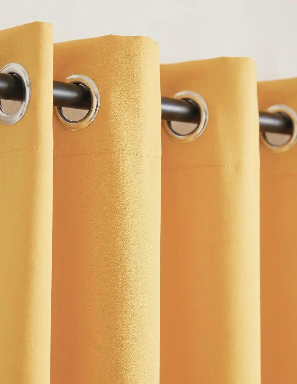 3-in-1 Blackout Thermal Acoustic Curtain - Yellow