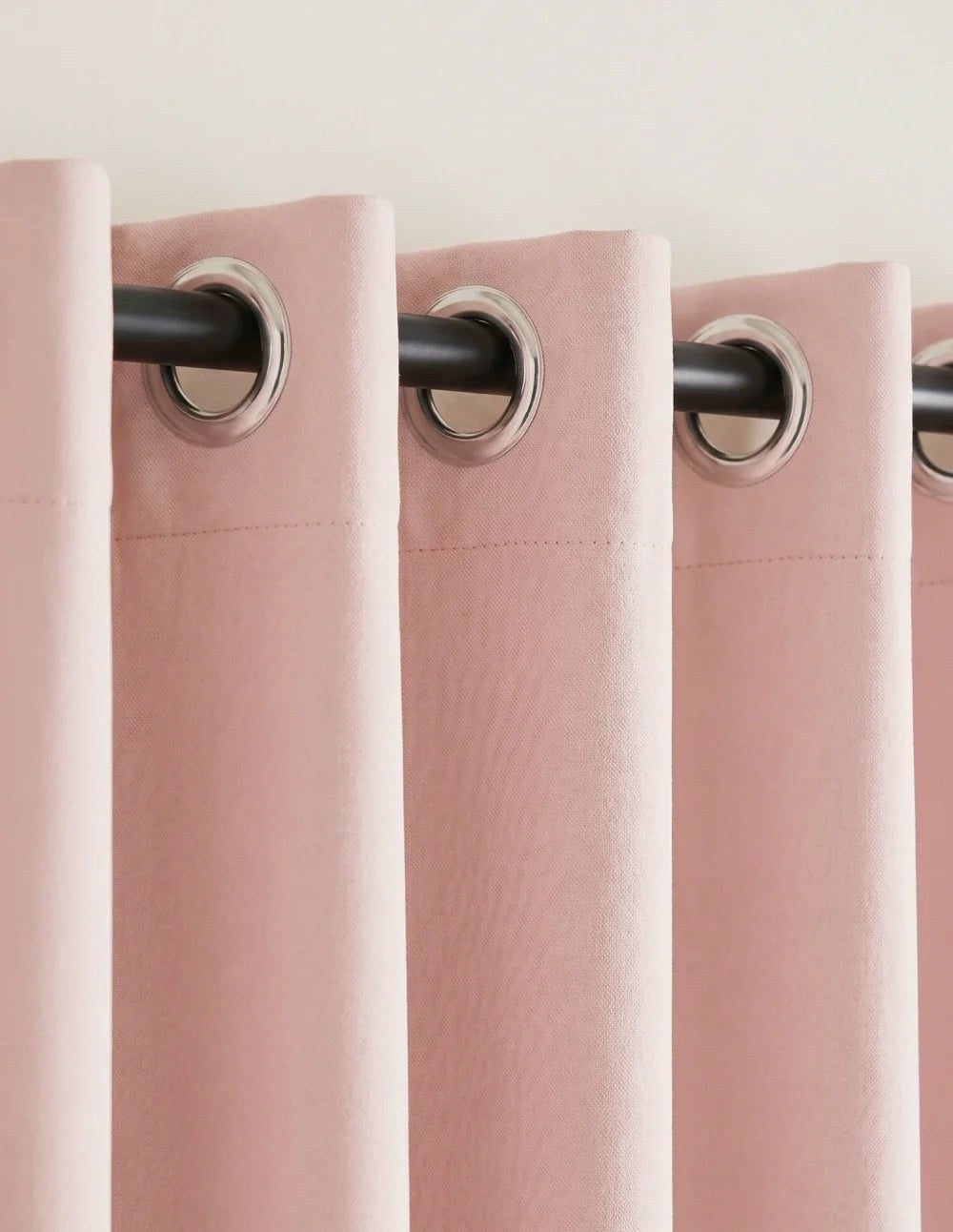 3-in-1 Blackout Thermal Acoustic Curtain - Powder Pink
