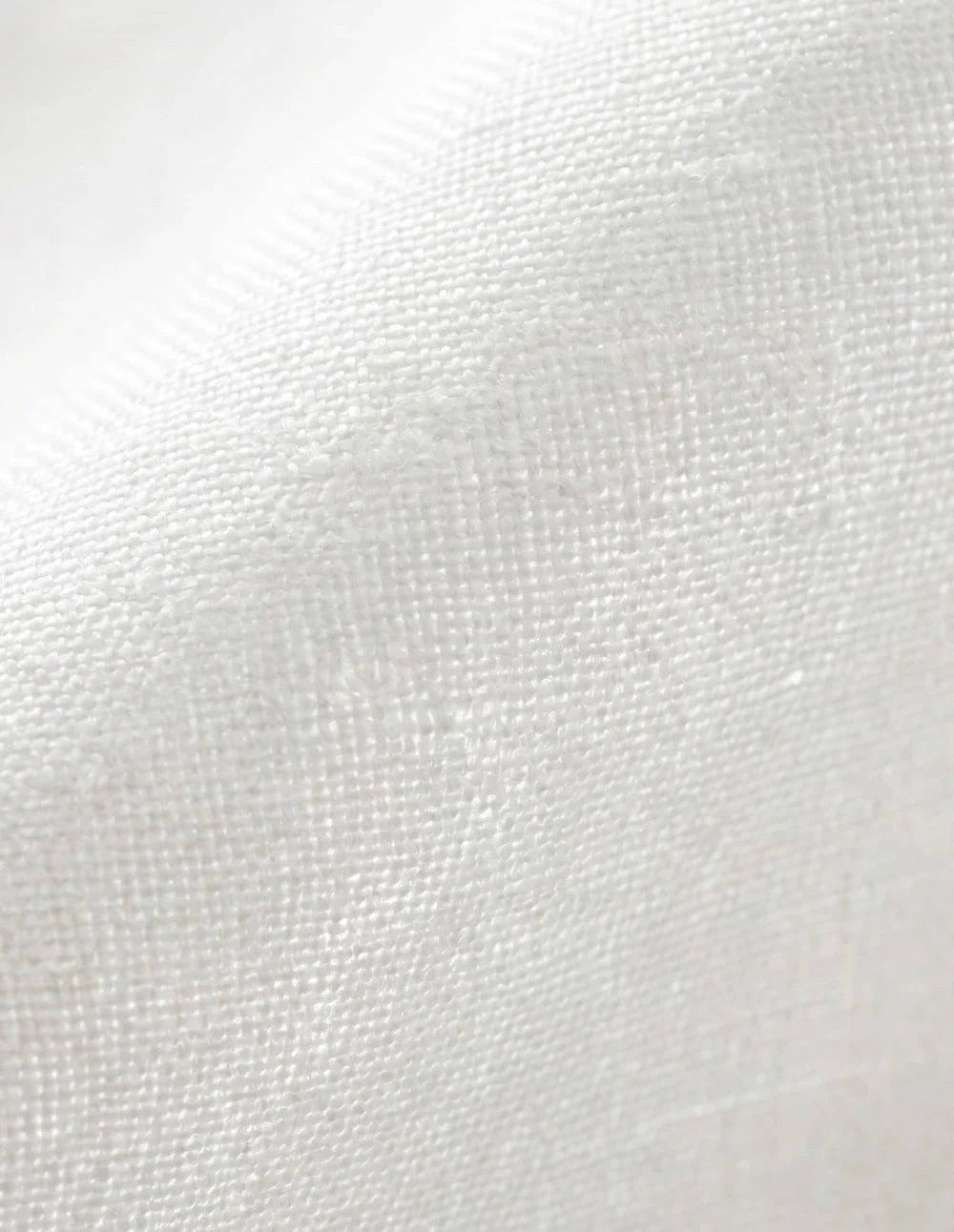 Linen-Look Light-Filtering Curtain - White
