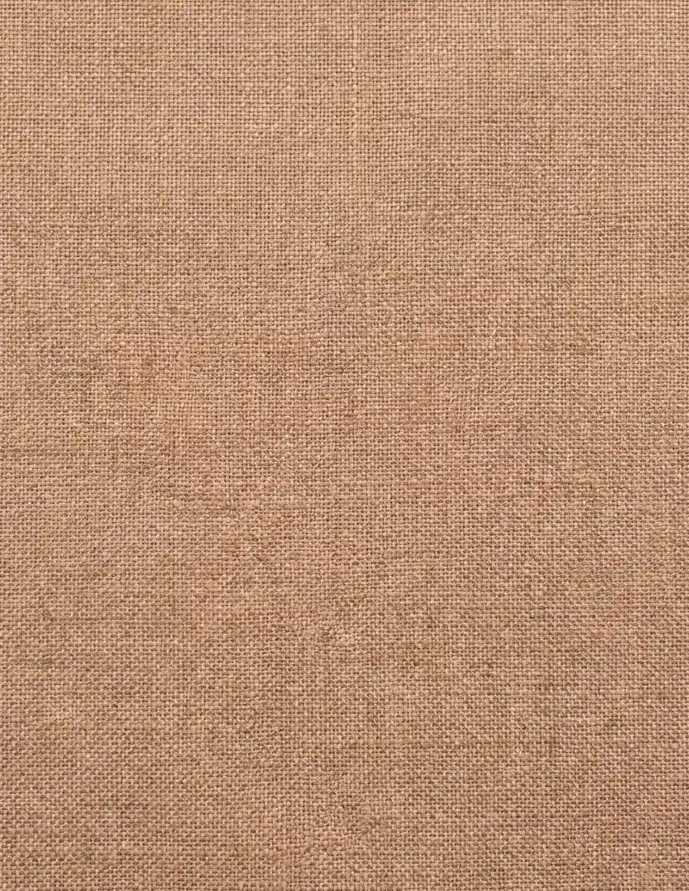 Linen-Look Light-Filtering Curtain - Camel
