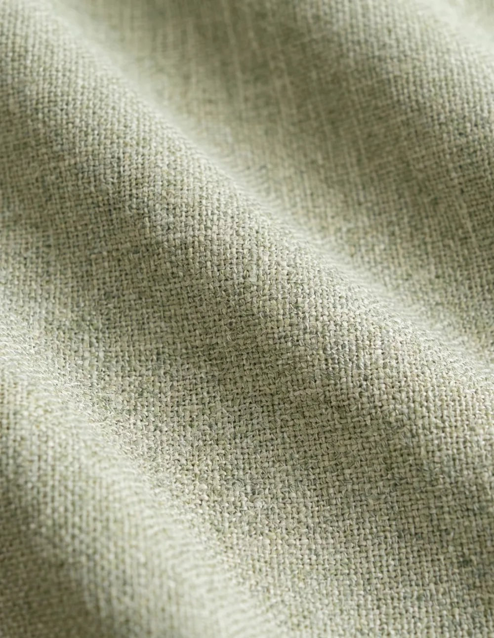 Linen-Look Light-Filtering Curtain - Pistachio