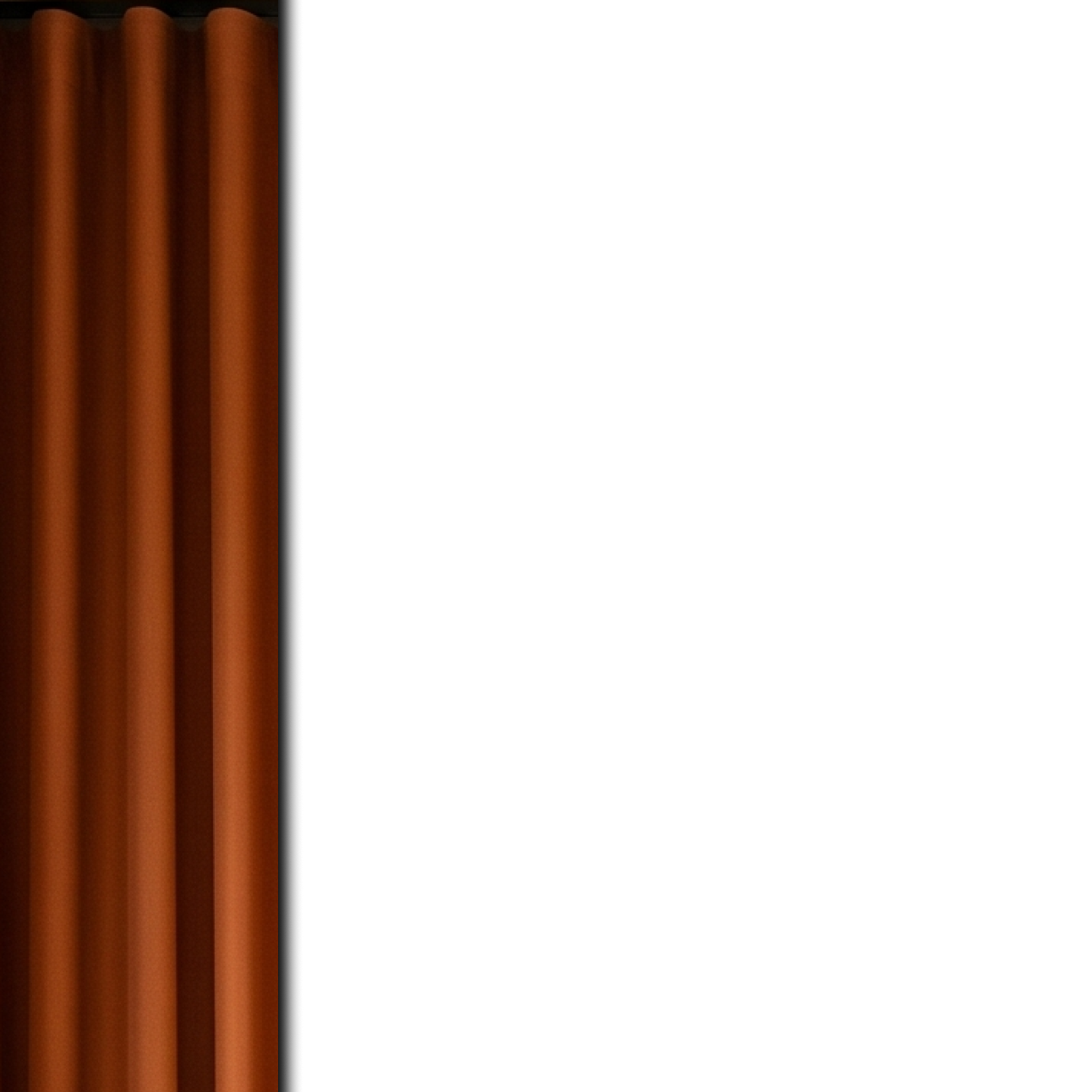 Without curtain
