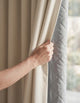 3-in-1 Blackout Thermal Acoustic Curtain - Off-white