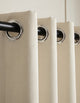 3-in-1 Blackout Thermal Acoustic Curtain - Off-white